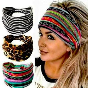 New in pkg.  Set of 3 Boho Headbands.  Feel great on. Spandex stretch
